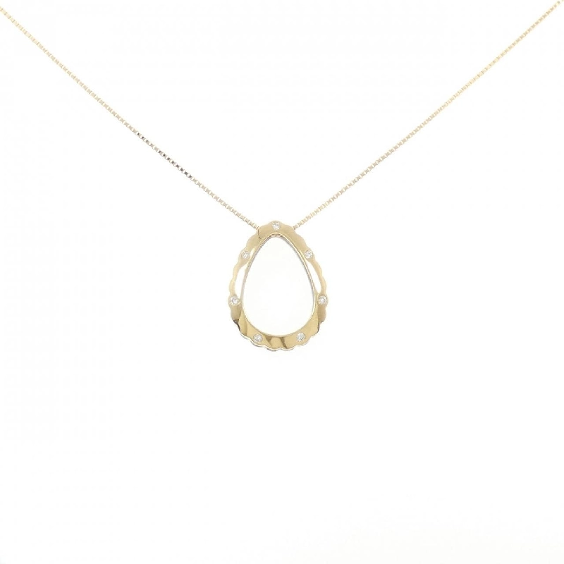 Dây chuyền kim cương K18YG/K18WG 0.21CT - Hàng hiệu Chính hãng 858463