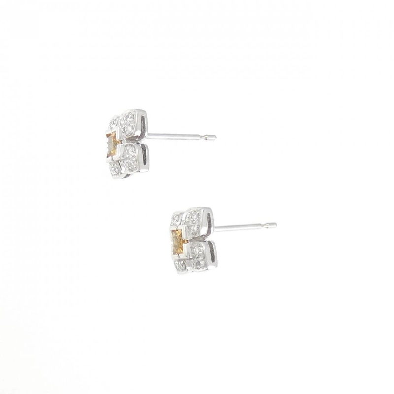 K18WG Bông tai Sapphire 0.27CT - Hàng hiệu Chính hãng 871977