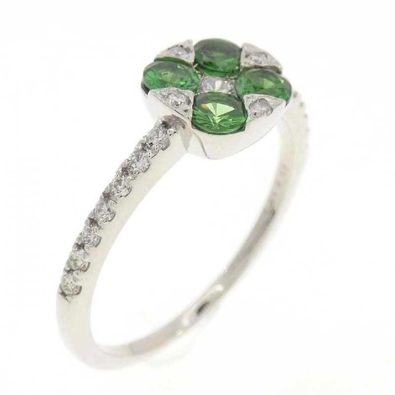 Nhẫn Garnet Xanh PT900 0.41CT - Hàng hiệu Chính hãng 855479