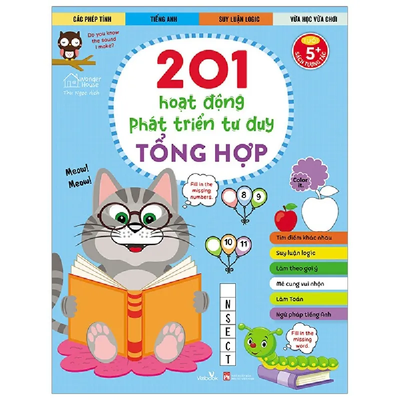 201 Hoạt Động Phát Triển Tư Duy - Tổng Hợp - Wonder House 453812