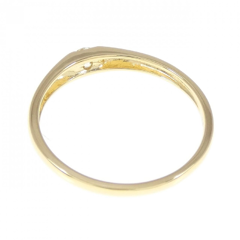 Nhẫn kim cương K18YG 0.12CT 672650