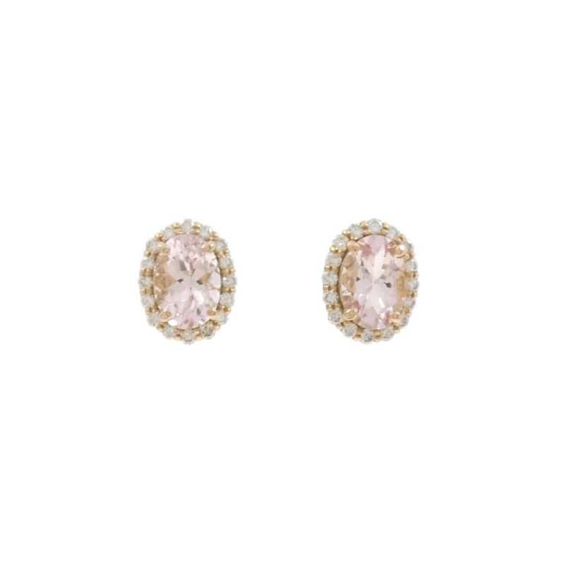 K18PG Morganite Bông tai 1.49CT - Hàng hiệu Chính hãng 871445