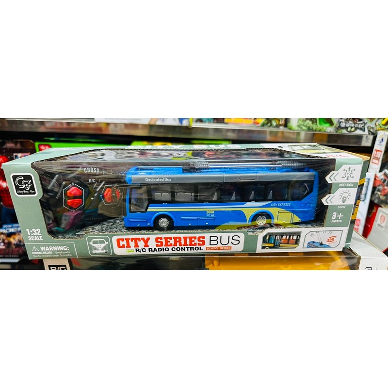 Xe Ô Tô Buýt Đồ Chơi Điều Khiển Từ Xa 9933-1 Dùng Pin Sạc Có Đèn Sáng City Series Bus 195814