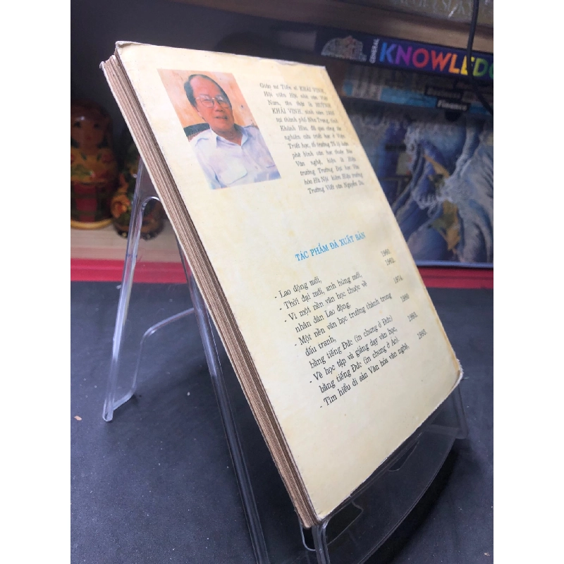 Tìm hiểu di sản văn hóa văn nghệ mới 60% ố nặng có dấu mộc và viết nhẹ trang đầu 1993 Khái Vinh HPB0906 SÁCH VĂN HỌC 914748