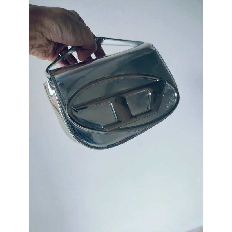 Túi chữ D Denim cho nữ - Thiết kế độc đáo, chất liệu cao cấp - Bag, Len, Đeo Vai,  476147