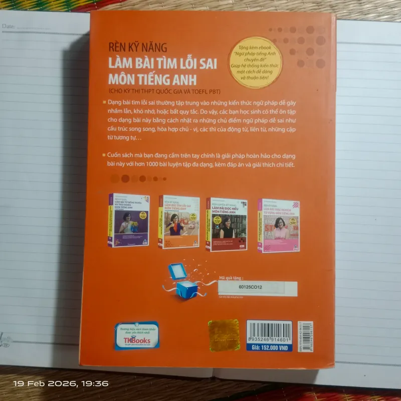 Sách Rèn kỹ năng làm bài tìm lỗi sai môn Tiếng Anh – Vũ Thị Mai Phương – Có video 908595