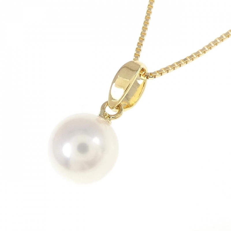 K18YG Ngọc trai Akoya Dây chuyền 7mm - Hàng hiệu Chính hãng 856904