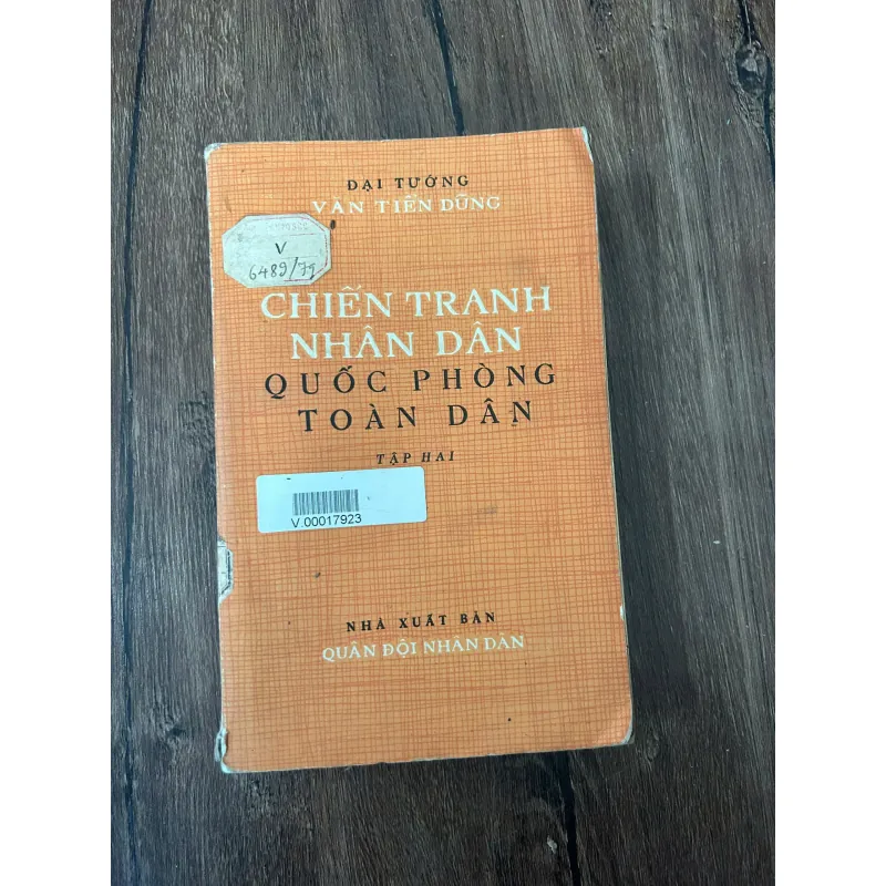 ĐẠI TƯỚNG VĂN TIẾN DŨNG - CHIẾN TRANH NHÂN DÂN QUỐC PHÒNG TOÀN DÂN 709419