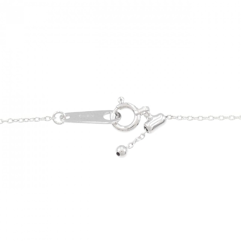 K18WG 2WAY Hoa Đá Quý Kim Cương Dây Chuyền 0.50CT - Hàng hiệu Chính hãng 862083