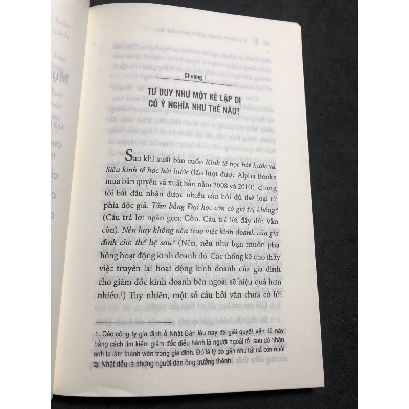 Tư duy như một kẻ lập dị 2015 mới 80% ố nhẹ Steven D Levitt HPB2709 KỸ NĂNG 917088