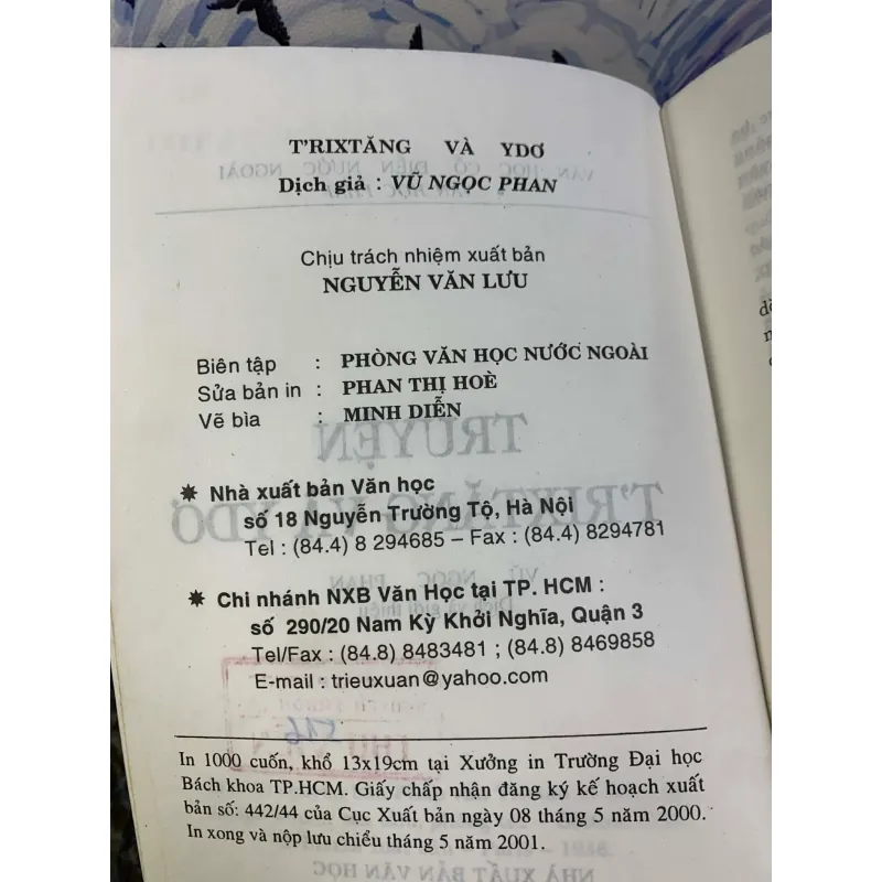 Truyện T'Rixtăng và Ydơ 927483