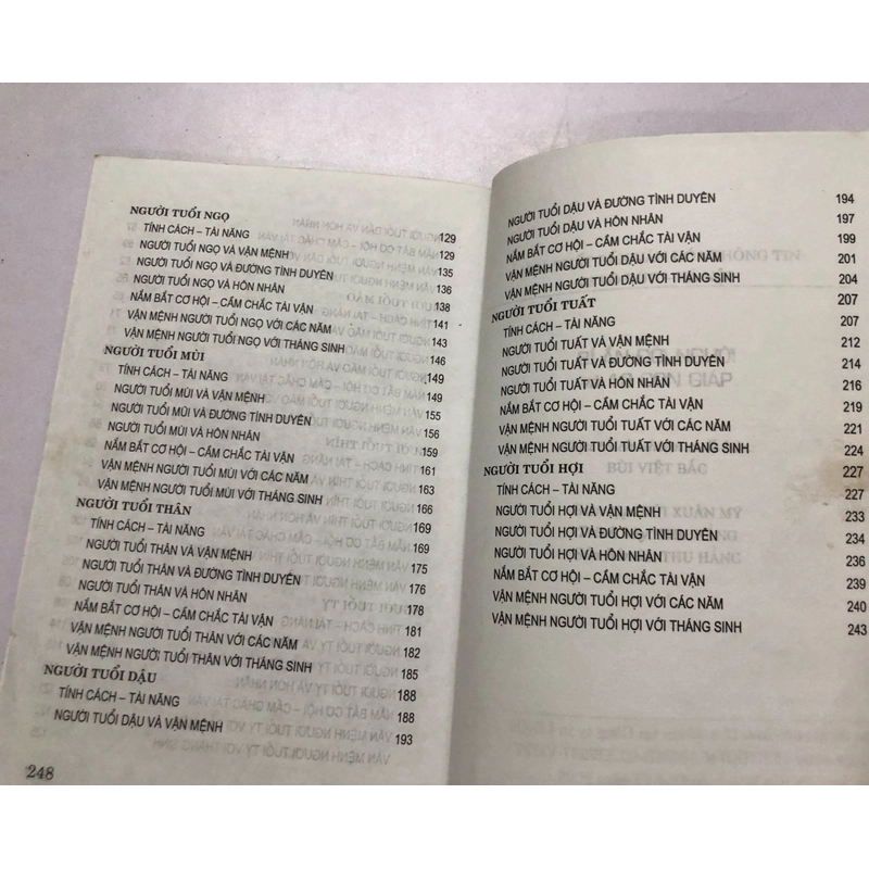 BÍ ẨN ĐỜI NGƯỜI VÀ 12 CON GIÁP  - 250 trang, nxb: 2005 363321