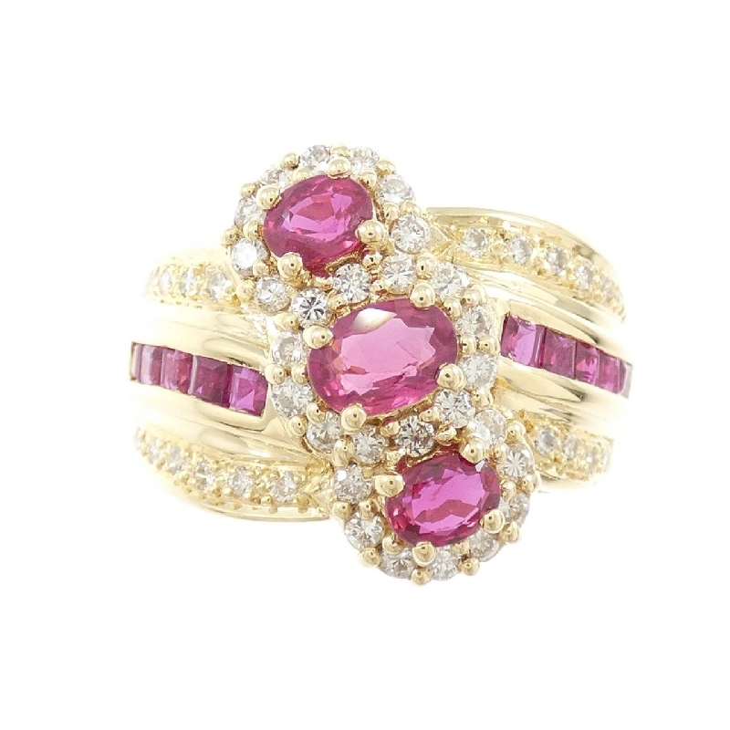 Nhẫn Ruby K18YG 1.57CT - Hàng hiệu Chính hãng 851119