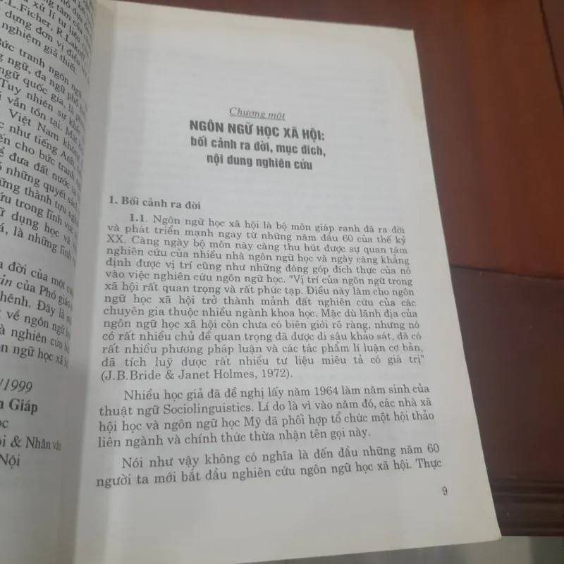 NGÔN NGỮ HỌC XÃ HỘI, những vấn đề cơ bản 1021901