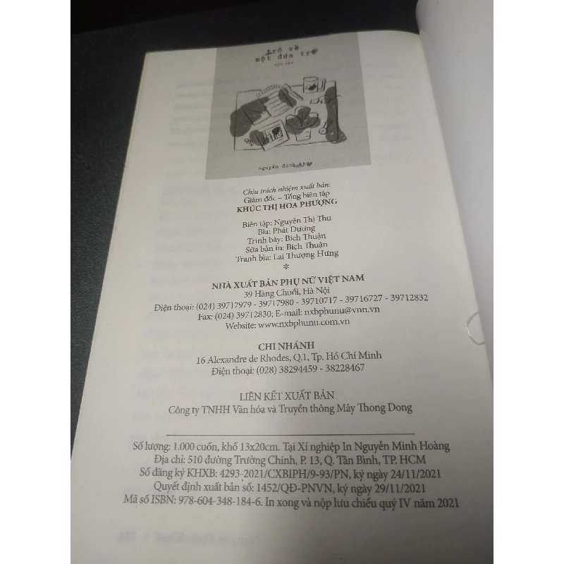 Trả về một đứa trẻ 2021 - Nguyễn Đinh Khoa new 90% HCM2406 911948