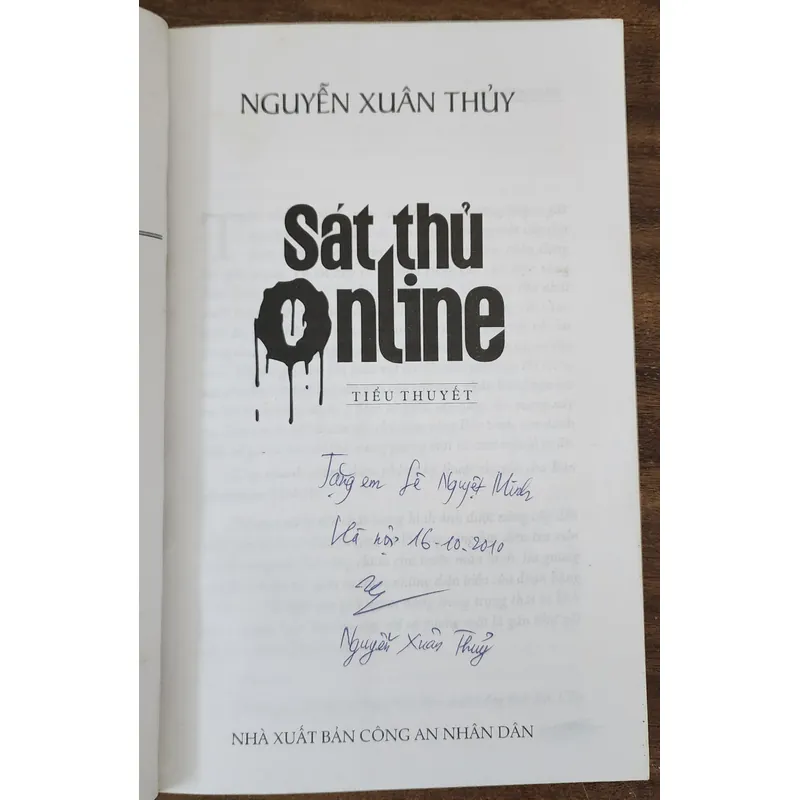 Tiểu thuyết SÁT THỦ ONLINE, tác giả Nguyễn Xuân thủy 719998