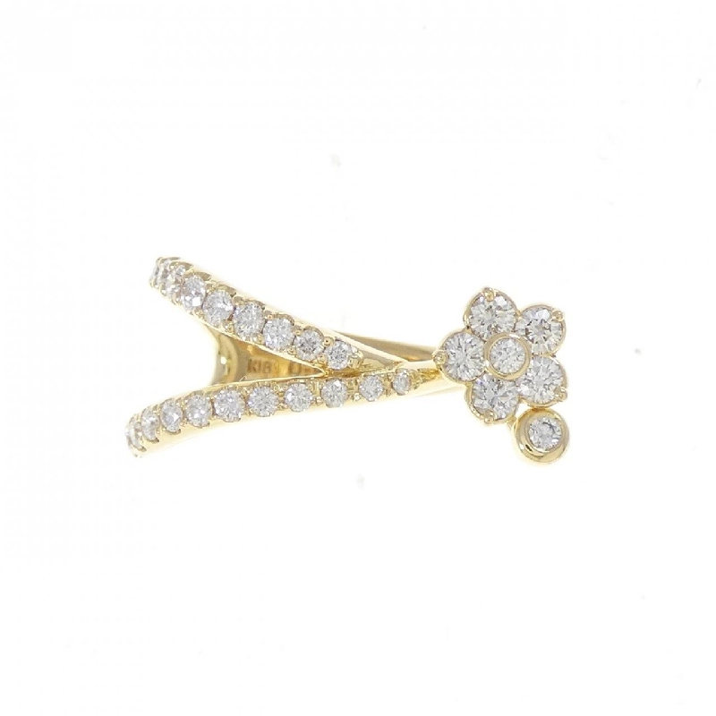 Nhẫn kim cương hoa K18YG 0.58CT - Hàng hiệu Chính hãng 851100