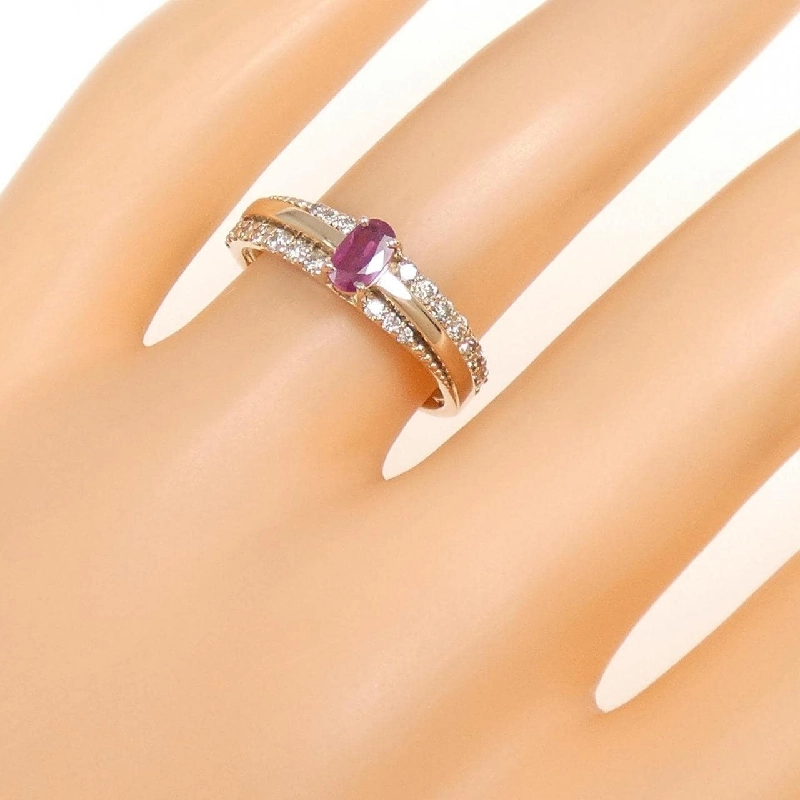 Nhẫn Ruby K18PG - Hàng hiệu Chính hãng 852919