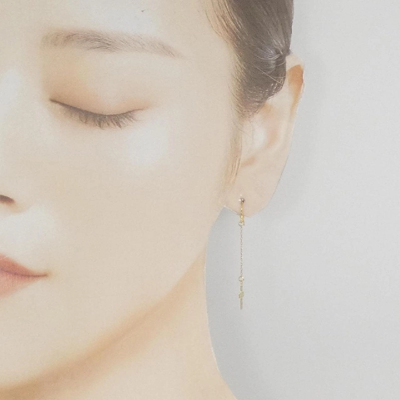 K18YG Khuyên tai hình chữ thập - Hàng hiệu Chính hãng 869387