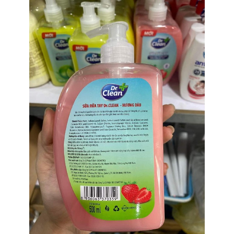 Nước rửa tay Dr.clean 500ml 24190