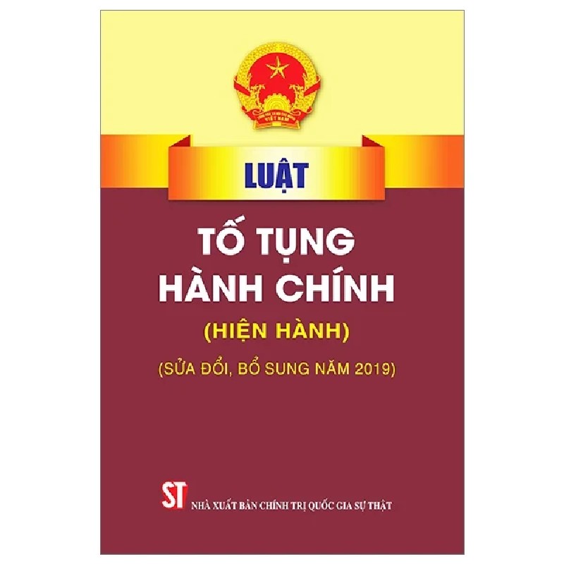 Luật Tố Tụng Hành Chính Năm 2015 (Sửa Đổi, Bổ Sung Năm 2019) - Quốc Hội 189605