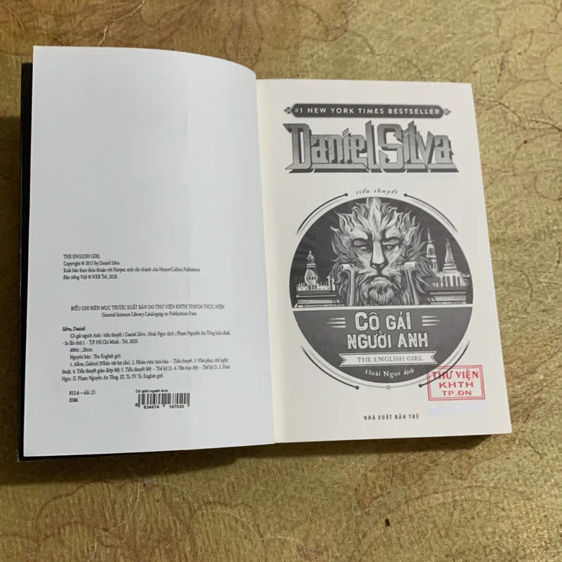 COMBO DANIEL SILVA : THIÊN THẦN SA NGÃ- CÔ GÁI NGƯỜI ANH- CHÂN DUNG MỘT GIÁN ĐIỆP 740139