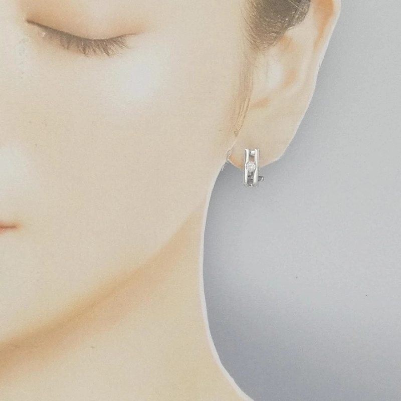 K18WG/PT900/K14WG Bông tai kim cương 0.30CT - Hàng hiệu Authentic 867897