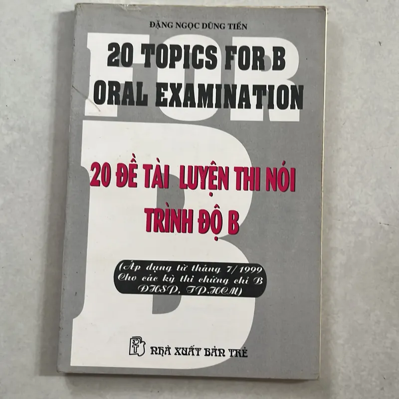 20 để tài luyện nói Tiếng Anh trình độ B 558059