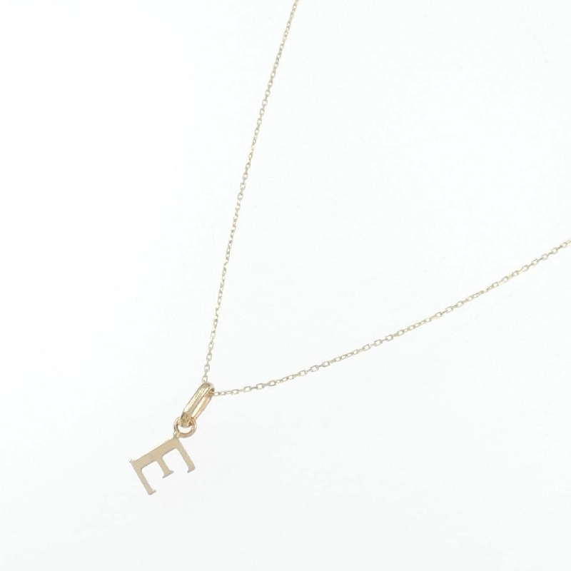 K10YG Chữ cái E Dây chuyền - Hàng hiệu Chính hãng 865192