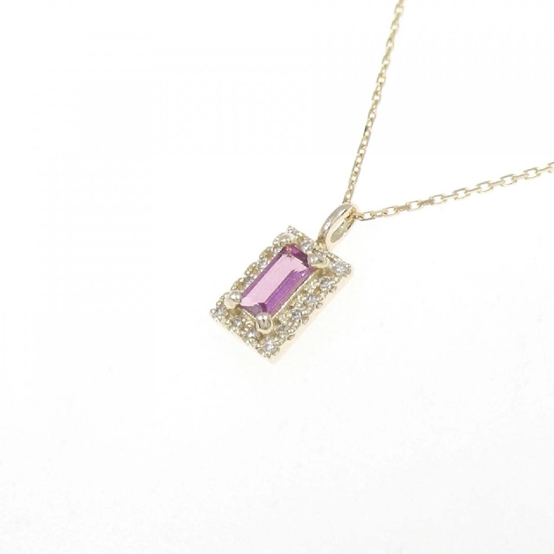 K10YG Tourmaline Necklace - Hàng hiệu Authentic 859412