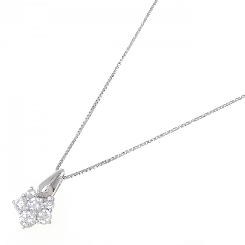 K18WG Dây chuyền kim cương 0.58CT - Hàng hiệu Authentic 859104