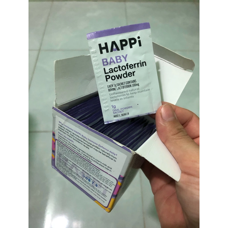 HAPPI BABY Lactoferrin Powder bột uống chứa lactoferrin tự nhiên 451585