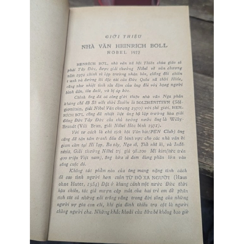 Từ độ xa người - Heinrich Boll ( bản dịch Lý Quốc Sinh ) 746570
