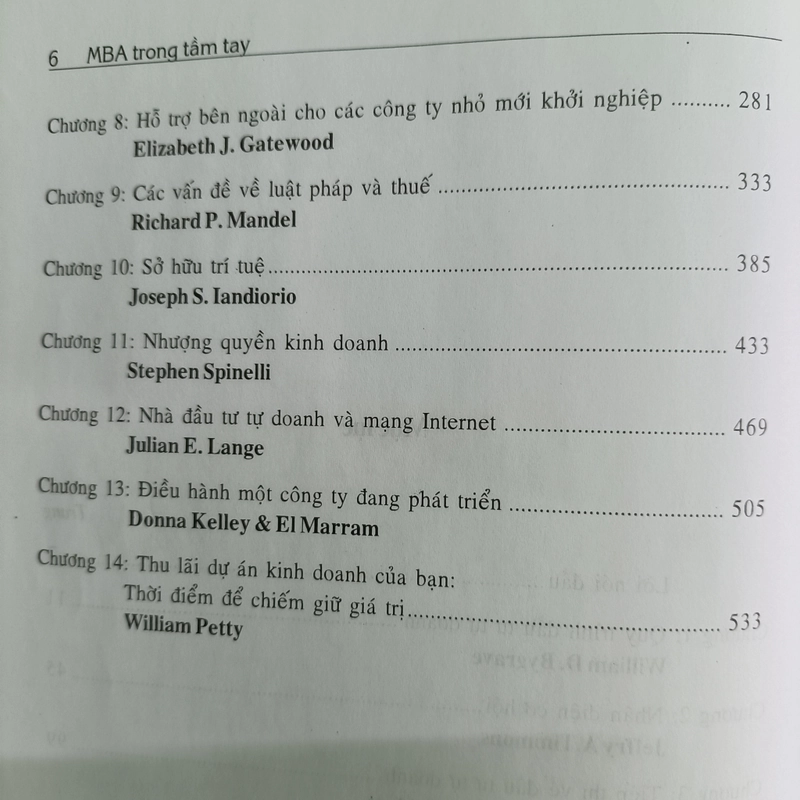 MBA TRONG TẦM TAY - CHỦ ĐỀ ĐẦU TƯ TỰ DOANH 509312