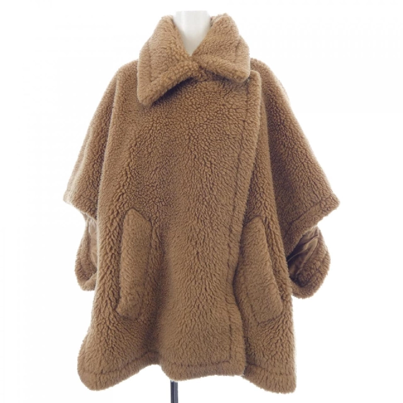 Max Mara TEBE 473607 Áo choàng gấu teddy 634053