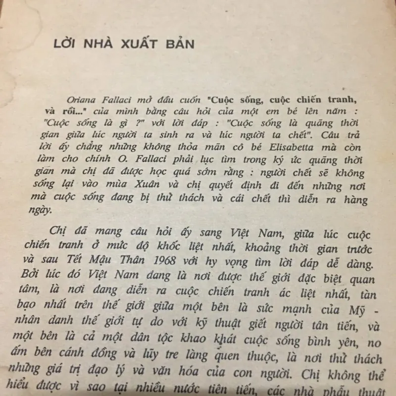 Cuộc sống, cuộc chiến và rồi… 960662