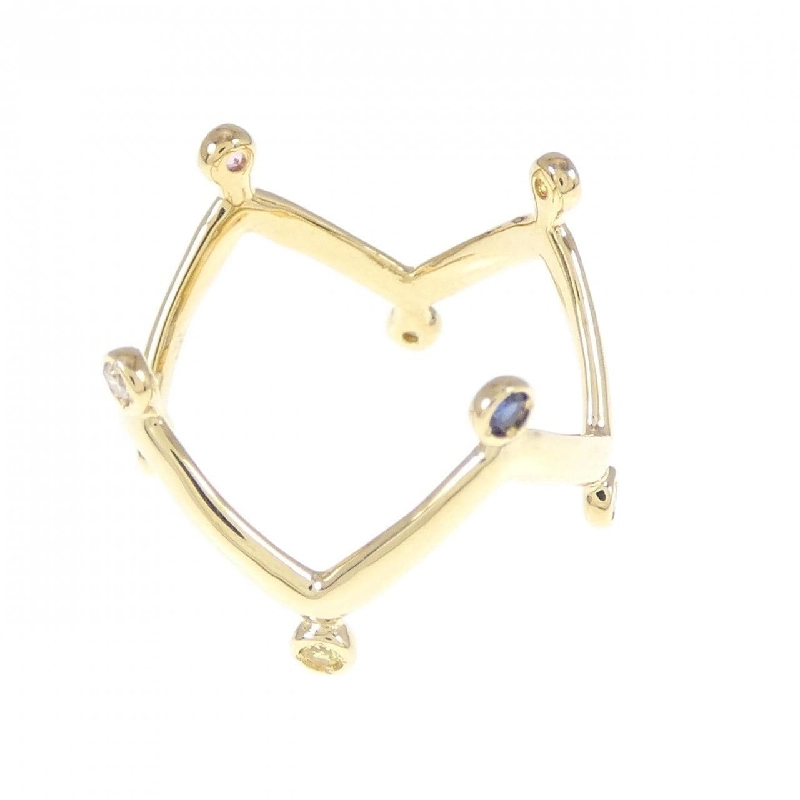 Nhẫn Sapphire K18YG - Hàng hiệu Chính hãng 855936