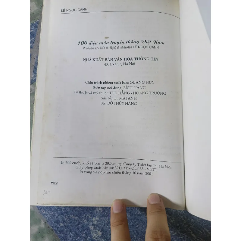 100 điệu múa truyền thống Việt Nam - Lê Ngọc Canh 746666