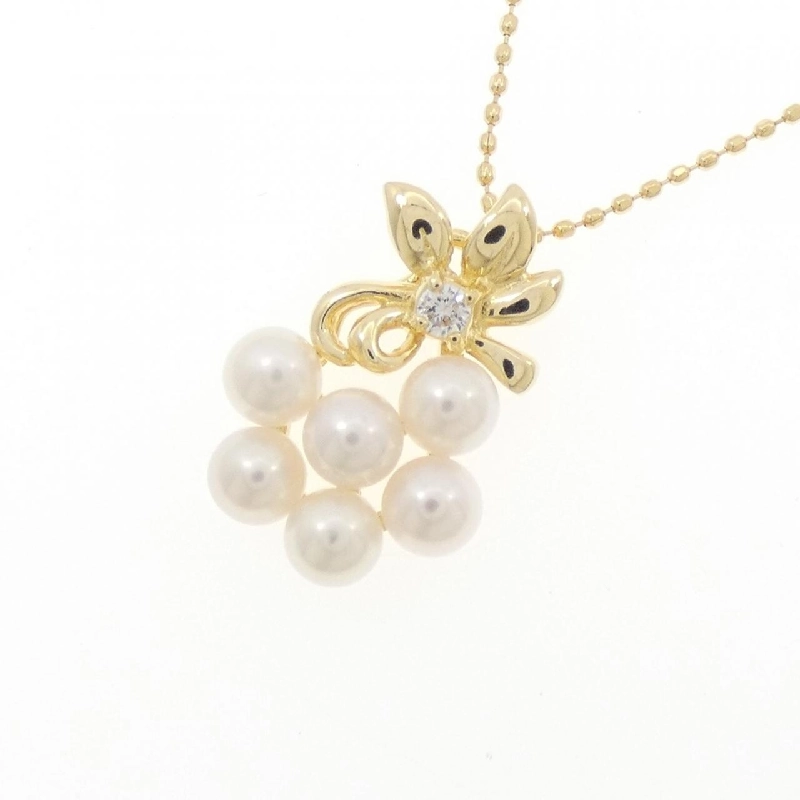 K18YG Ngọc trai Akoya Dây chuyền - Hàng hiệu Chính hãng 855751