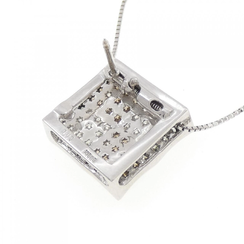 K18WG Pave Diamond Necklace 1.09CT - Hàng hiệu Authentic 866797