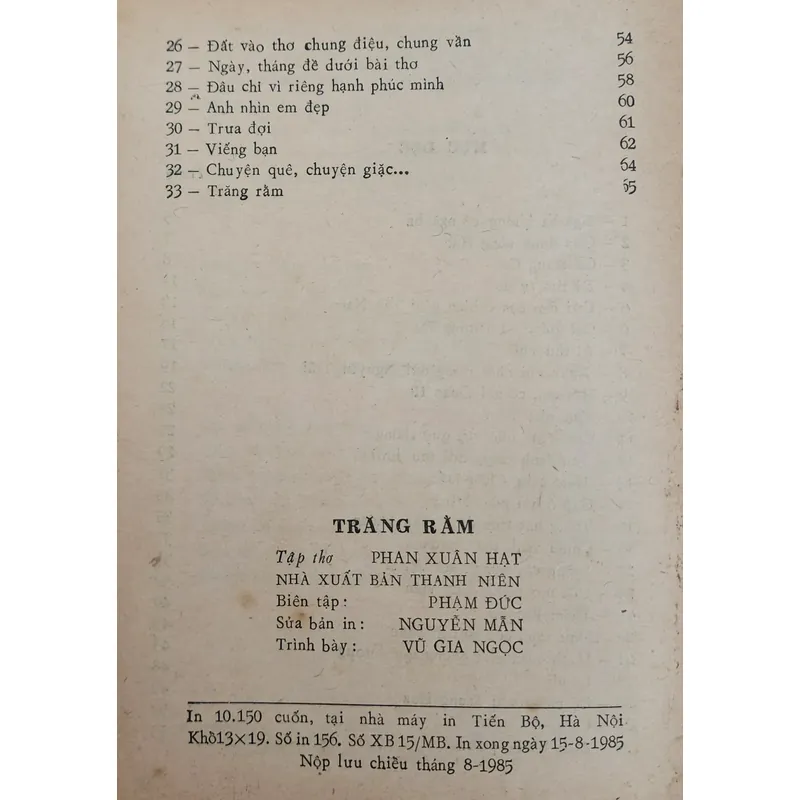 Thơ TRĂNG RẰM - Phan Xuân Hạt 708027