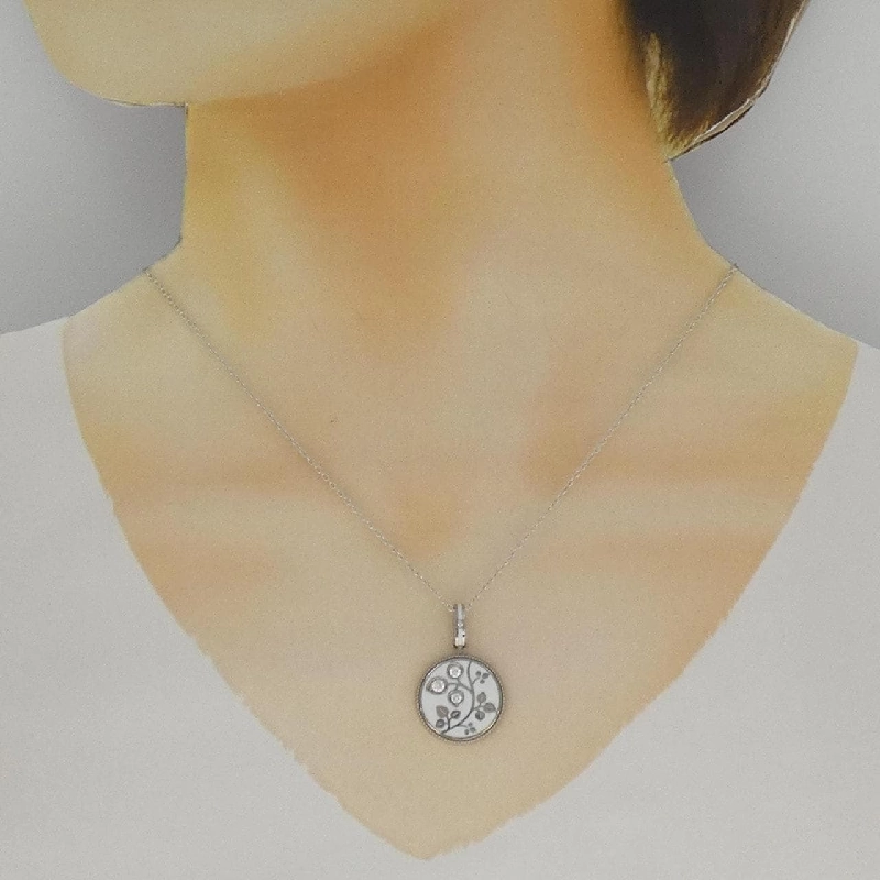 K18WG Đồ trang sức Enamel - Hàng hiệu Chính hãng 856668