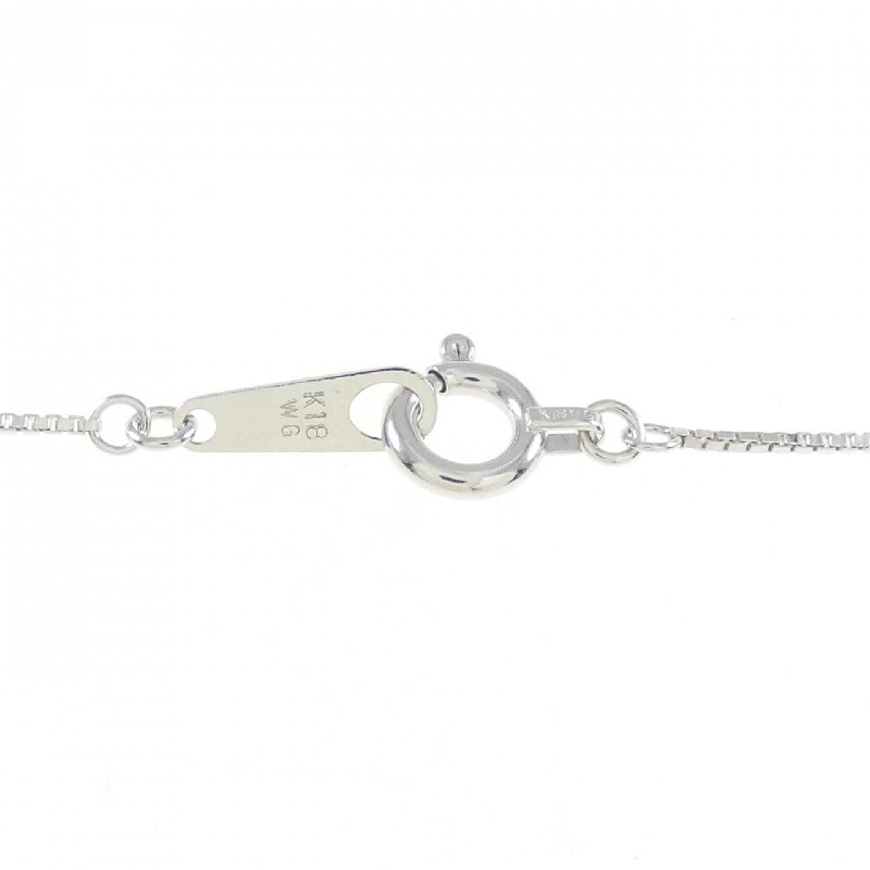 K18WG Hoa Tourmaline Dây Chuyền 0.14CT - Hàng hiệu Chính hãng 861181