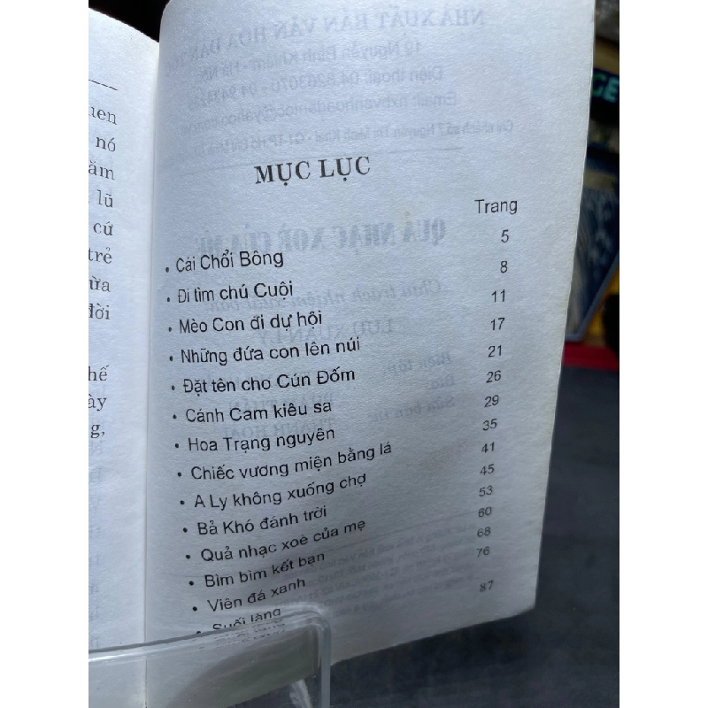 Quả nhạc xoè của mẹ 2006 mới 70% ố bẩn nhẹ Hà Lâm Kỳ HPB0906 SÁCH VĂN HỌC 349495