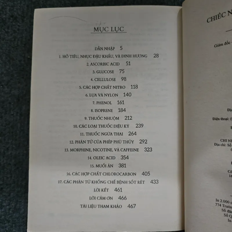 Chiếc nút áo của Napoleon, 17 phân tử thay đổi lịch sử 745646