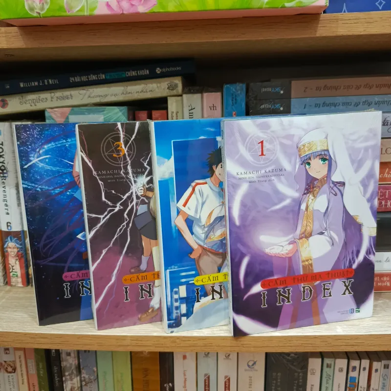 [Combo 4 Tập 1-4] Cấm Thư Ma Thuật INDEX - Nguyên Seal 993073