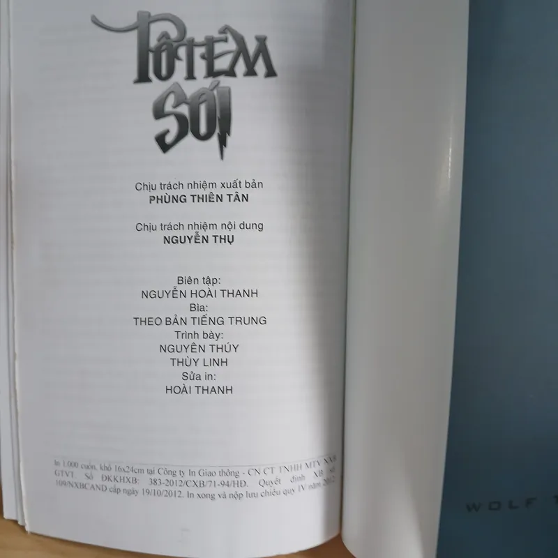 Tôtem Sói (Wolf Totem) - Khương Nhung 715195