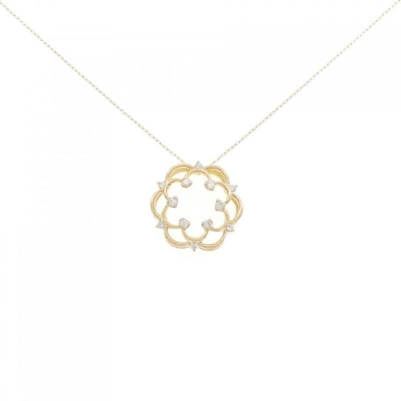 K18YG Dây chuyền kim cương - Hàng hiệu Authentic 862760