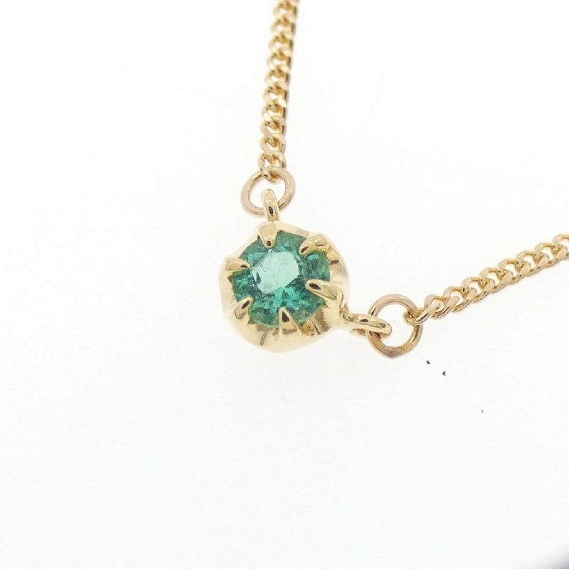 K18YG Emerald Necklace - Hàng hiệu Authentic 860346