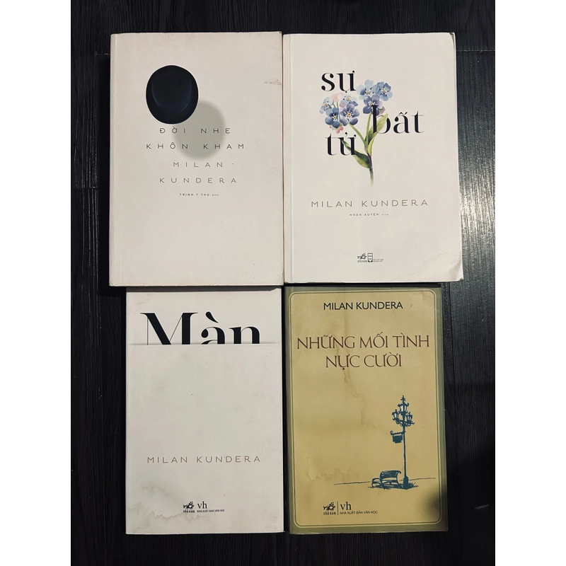 Combo 4 tác phẩm Milan Kundera (đọc kĩ mô tả) 446216